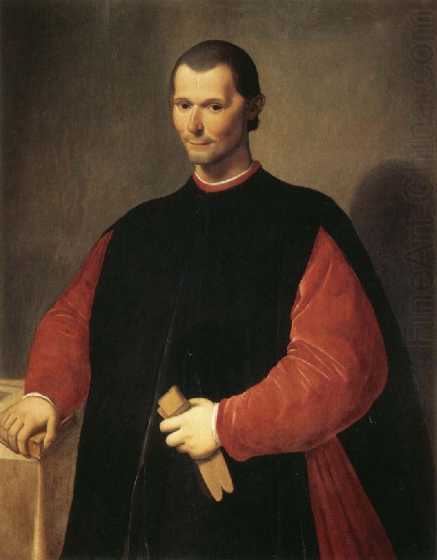 Portrait of Niccolo Macchiavelli, Santi Di Tito